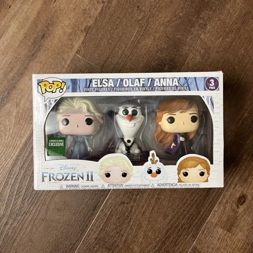 Funko Pop Disney Frozen 2 Elsa, Olaf & Anna Exclusive Vinyl Figures 3 Pack NEW