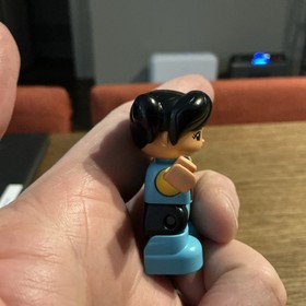 Lego Duplo Toddler Girl Daughter Diver Outfit Pigtails Black-Haired Figure