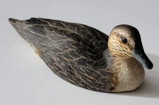 The Hadley Collection Pintail Hen Duck Figurine ~ Miniature 3" with Sticker