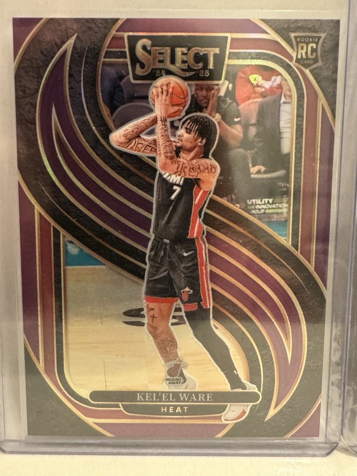 KEL'EL WARE 2024-25 SELECT PREMIER LEVEL ROOKIE PURPLE PRIZM RC /99 HEAT 🔥📈