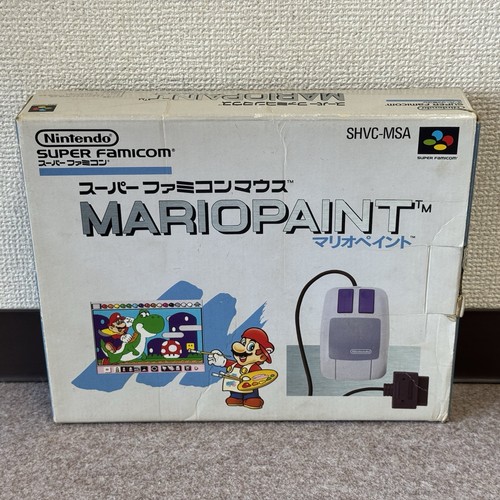Nintendo Super Famicom Mario Paint Complete Big Box CIB + Mouse JPN | US SELLER - Picture 13 of 19