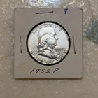1952 Franklin Half Dollar Silver 50C Philadelphia Mint Uncertified Coin