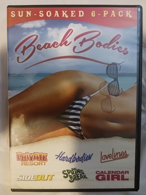 Beach Bodies-6-Movie Set (DVD 2-Disc, 2014) BOTH DISCS, CASE AND ART MINT/OOP!