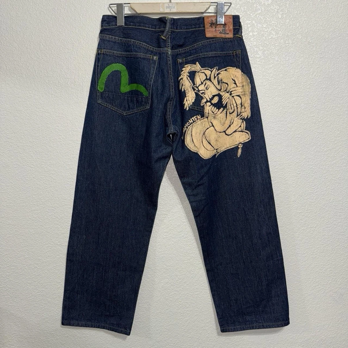 EVISU Button Blue Jeans for Men for sale | eBay