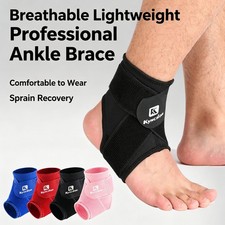 Ankle Brace Support Compression Sleeve Pain Relief Plantar Fasciitis Foot Wrap