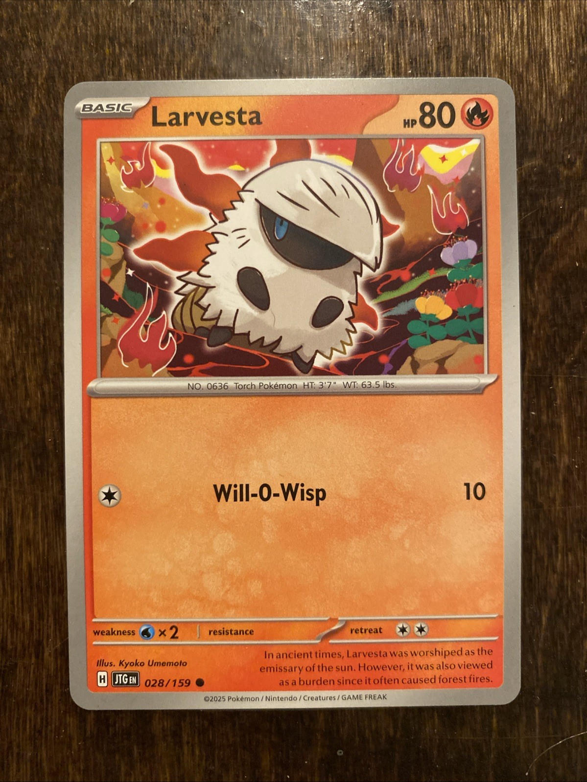 Larvesta 028/159 Sv09: Journey Together Regular NM