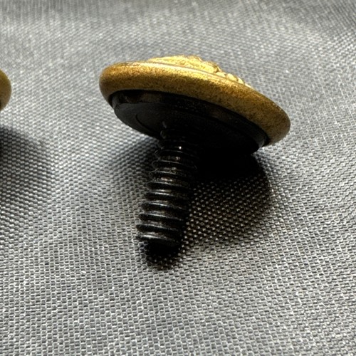 US Navy Brass Eagle and anchor dress cap screw back buttons 14 mm set of 2 - Picture 4 of 12