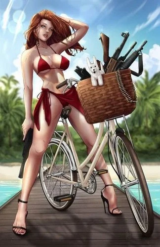 🔥 GUN HONEY HEAT SEEKER EXPOSED #2 ALAIN NIP VIRGIN 🔥 LE 350 - WHITEDOGCOMICS