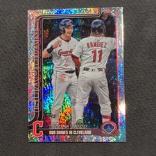 Taking Turns Steven Kwan/Jose Ramirez Holo Foil 2025 Topps Update US26 Guardians