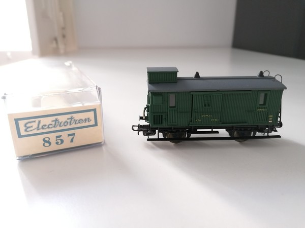 Electrotren H0 857 Furgón Equipaje Correos MZA Renfe Nuevo New OVP