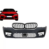 FrontstoßStange FüR BMW 5Er G30 G31 LCI 07.2020+ M5 Look Gitter 6 PDC