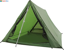 2-Person Trekking Pole Tent for 86.61 inches x 45.27 x 59.05", Green