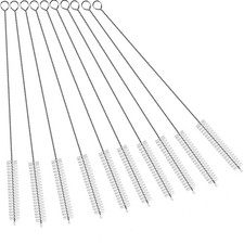 Straw Cleaner Brush with 304 Stainless Steel and Nylon Bristles  Straw Brush f...