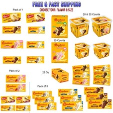 New - Bauducco Wafer Cookies With 3 Delicious...