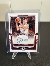 2024-25 Panini Donruss Optic - Signature Series, Pelle Larsson #SS-LLE (RC)