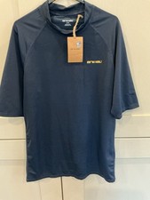 Animal BNWT Men&rsquo;s Short Sleeve Rash Vest Navy Blue. Uk Large  New