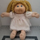 Vintage Cabbage Patch Kids 1978, 1982  Girl Doll Gold Blond Hair Blue Eyes READ