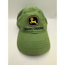 John Deere Youth Kids Hat Green Cotton Embroi...