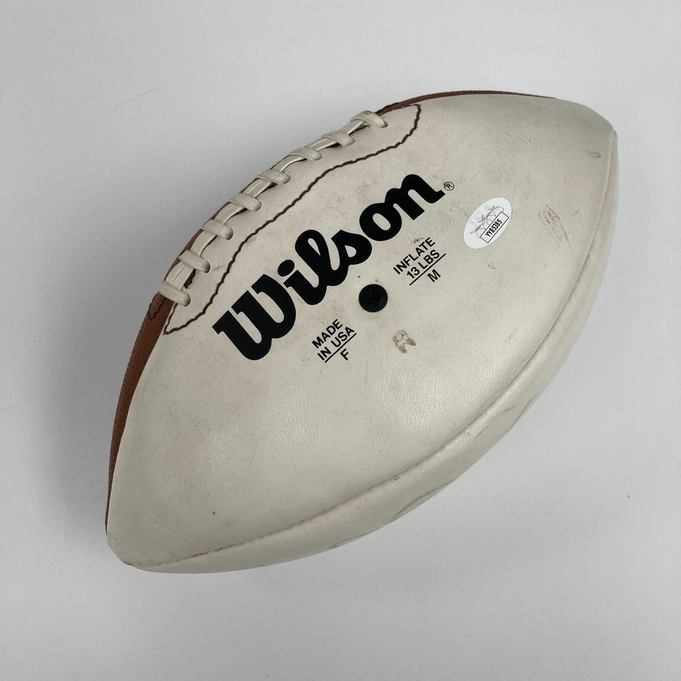 Fútbol americano de la NFL Wilson firmado por Junior Seau #55 certificado de autenticidad JSA Foto 4 de 4