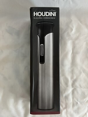 Corkscrew By Houdini Electric Stainless Steel Kitchen Automatic Wine Opener