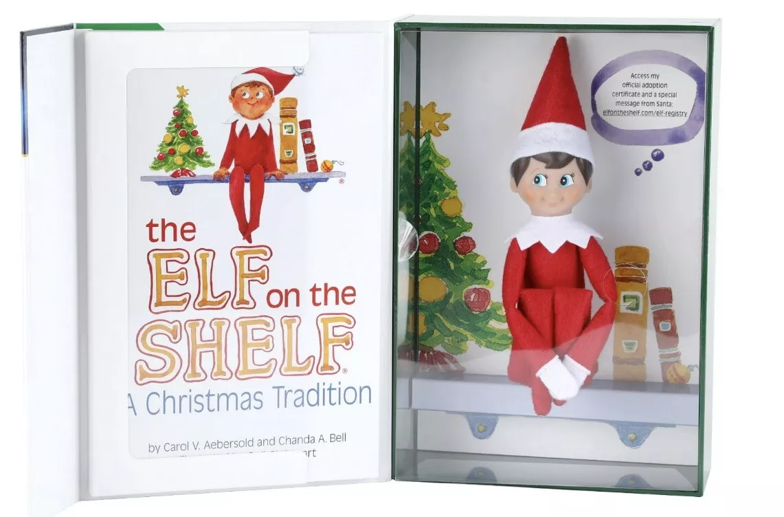 Elf On The Shelf Scout Elf and Christmas Tradition Box Set