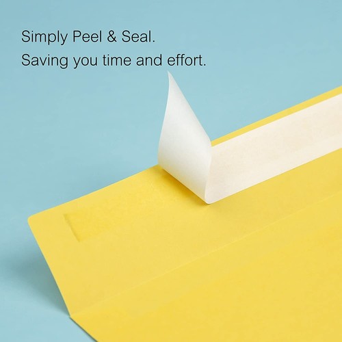 60 Assorted 15 Colored Envelope 5.25"x7.25" A7 Self Seal for 5x7 Card Invitation - 第 2/9 張圖片