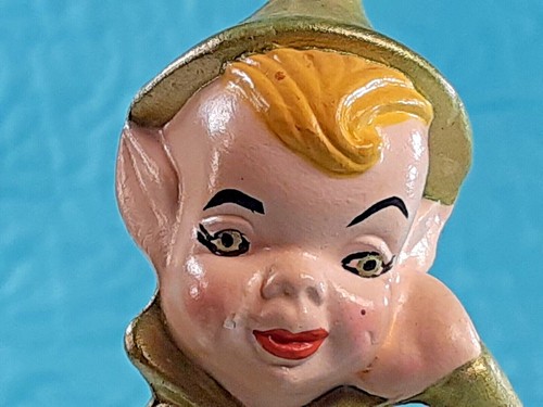 Mid Century Modern HOLLAND MOLD 3.5" Ceramic Pixie, Elf, Leprechaun Hand Painted - Picture 6 of 12