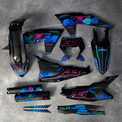 Plastics + Graphics KTM 2026 2027 XC-W XCF-W EXC EXC-F decals