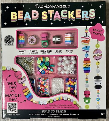 Fashion Angels - Bead Stackers, Set of Sweet Pendants, Necklace and Bracelet Mak