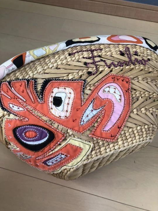 Emilio Pucci корзина сумка солома женщин подержанный подлинный из Японии - Изображение 2 из 4