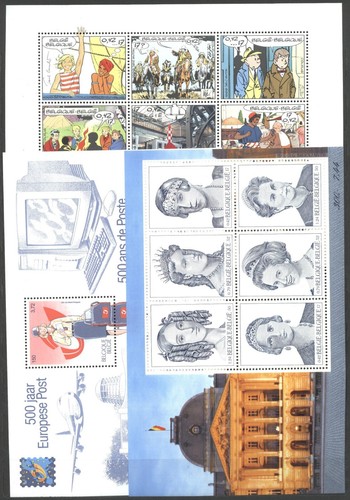 Motivos, nominales dobles - 68,- € nominales - Bélgica - ** MNH 5 escaneos - Imagen 4 de 5