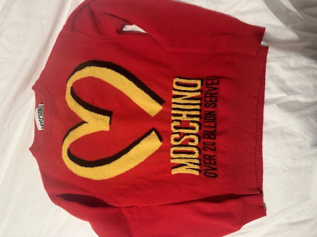 Moschino on sale mcdonalds sweater