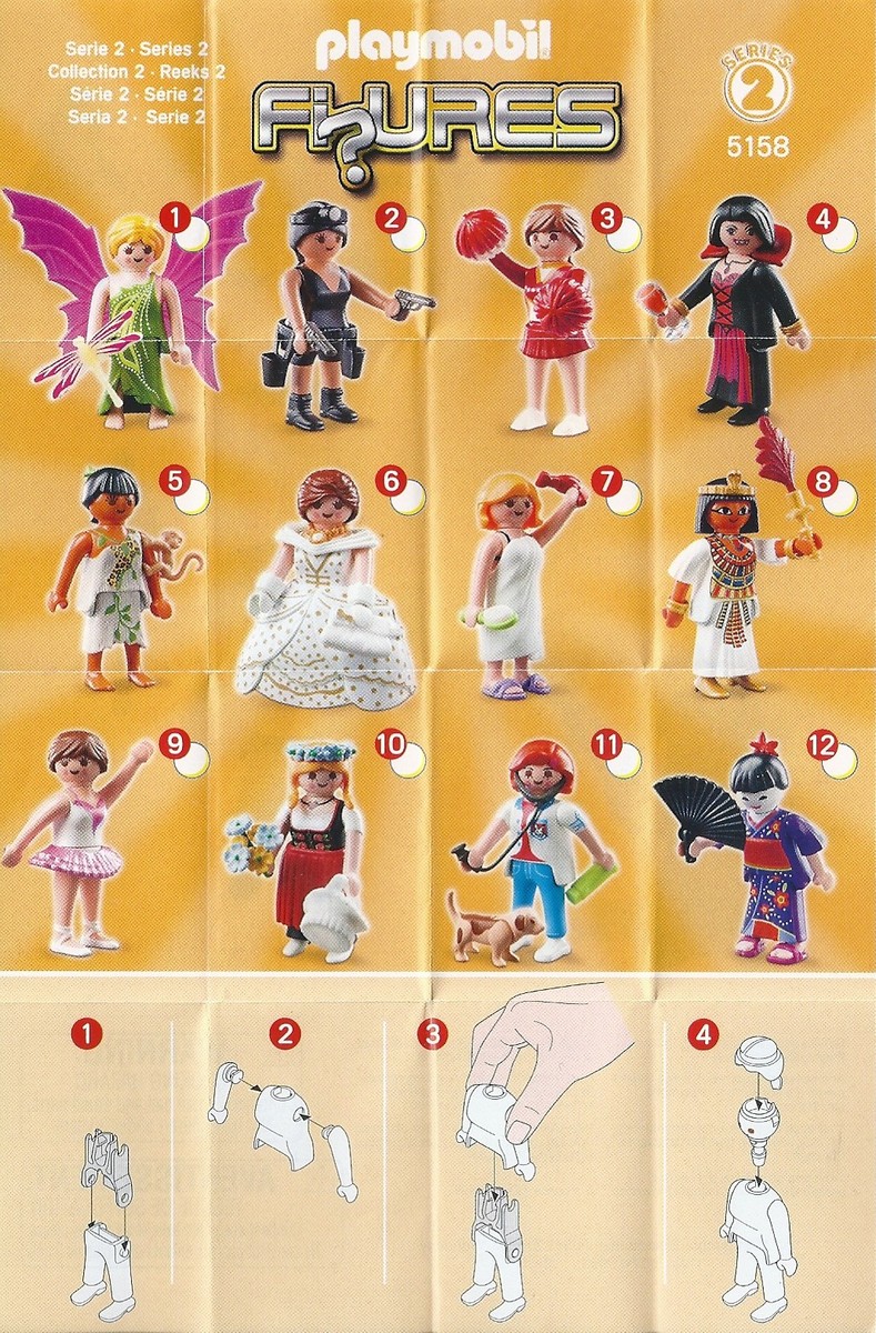 Playmobil 5158 Figuras Figuras Serie Girls Como nuevo