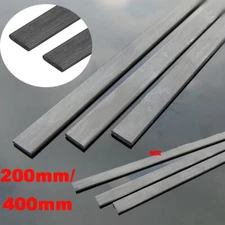 200mm Length Pultruded Carbon Fibre Flat Strips Bar Sheet for RC Car Model Shaft