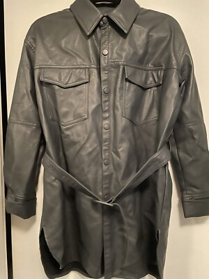 Zara Womans Wind Faux Leather NWT