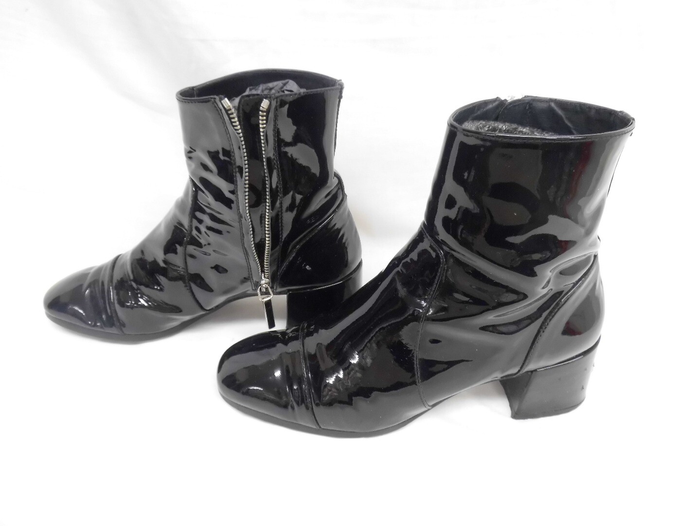 ladies WHISTLES black bixa patent ankle boot used uk size 5 CG BA7 eBay