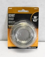 Hillman Steel Wire 250 ft 24 Gauge Galvanized Hanger Crafts 5 lb Capacity 123107