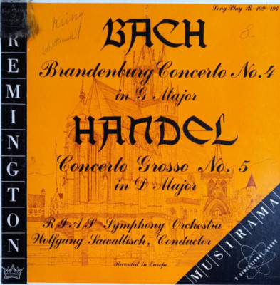 Bach: Brandenburg Concerto No. 4 in G Major / Handel: Concerto Grosso No. 5 [gut