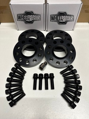Schwarz Dämon Radabstandshalter 15 mm für BMW 5x112 G Serie X1 X2 X3 X4 X5 X6 X7 66,6
