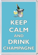 Various Keep Calm Drinks - 96 x 67mm Jumbo Fridge Magnet - Present Gift Souvenir