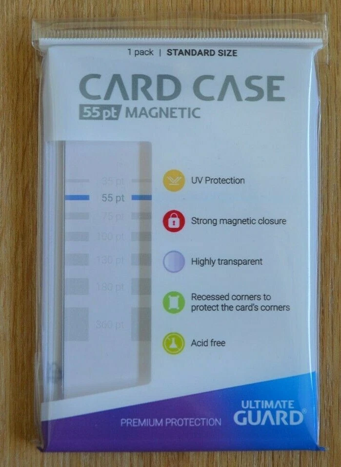 Ultimate Guard Magnetic Card Case 1x 55pt UV Protection Trading Card Holder