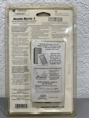 Calculated Industries Measure Master 5: Dimensional Math Calculator 4018 v3.1 - Picture 6 of 9