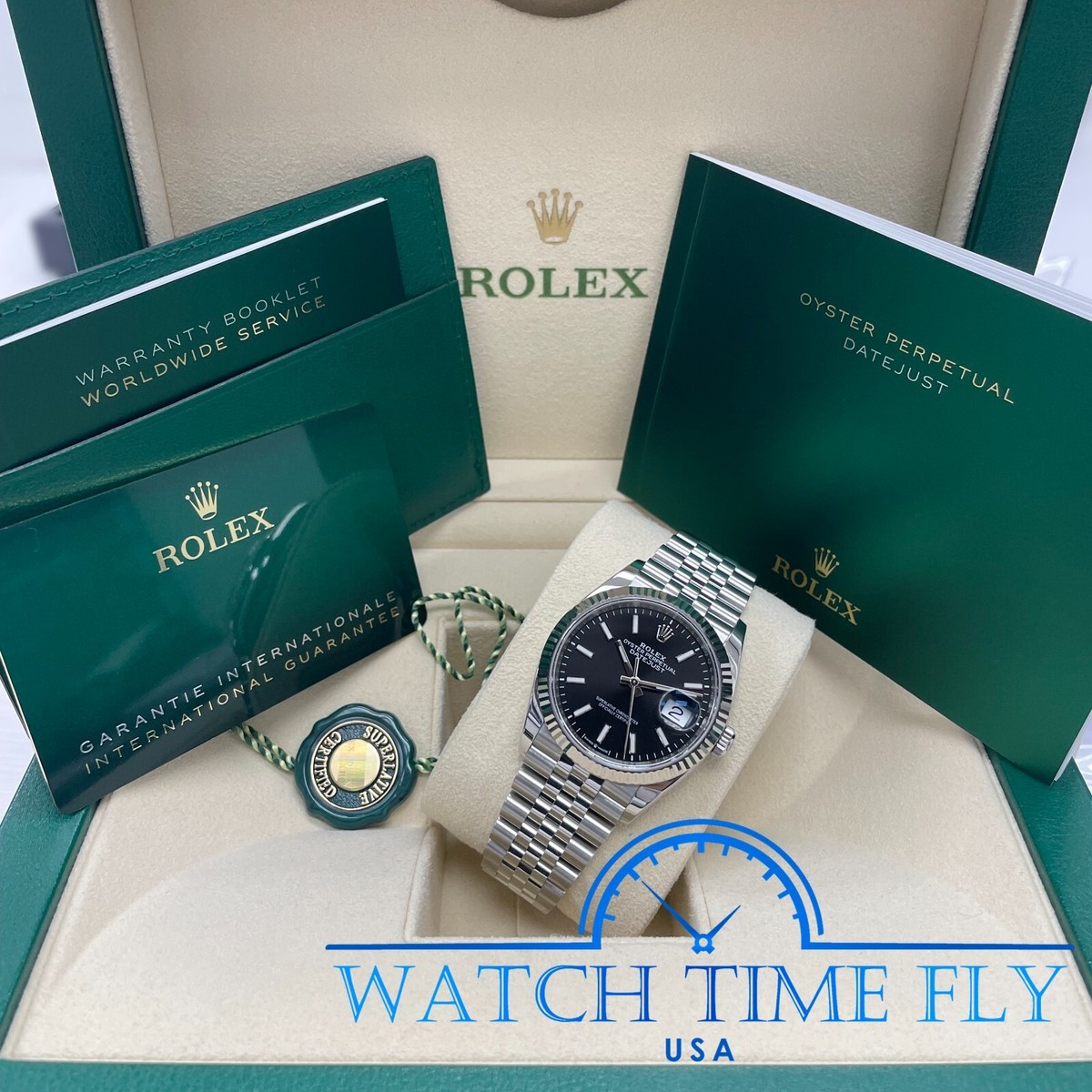 Rolex 126234 Stainless Steel Datejust 36mm Fluted Bezel