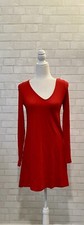 Express XS Red Fit And Flare Dress