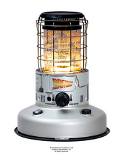 TOYOTOMI × BACK TO THE FUTURE RR-25BTTF Kerosene Oil Stove Limited Battery-power