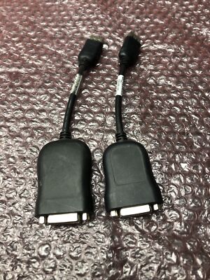 Lot of 2 DisplayPort Male to single link DVI-D female Adapter/Converter