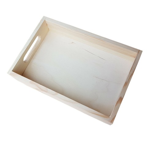 Wooden Serving Tray in three sizes, Breakfast Kitchen Platter for Decoupage - 第 7/16 張圖片