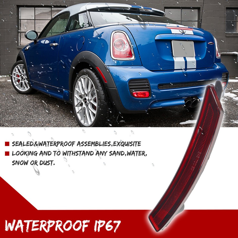 2x Red Rear Side Marker Light Reflectors Drive & Passenger For 07-16 ...