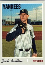 2019 Topps Heritage #549 Zack Britton New York Yankees