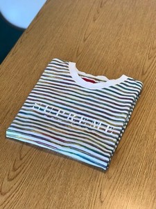 supreme static stripe tee